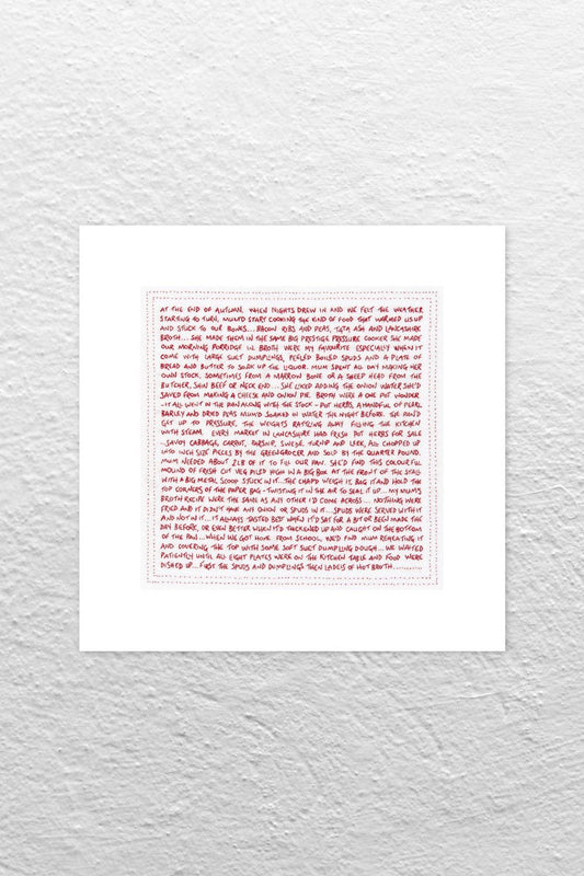 Lancashire Broth - Giclée Fine Art Print