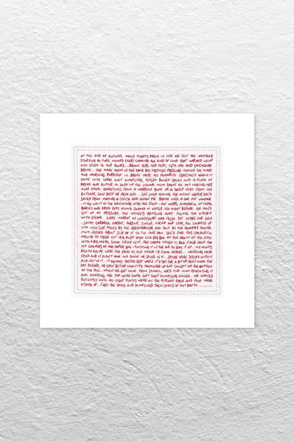 Lancashire Broth - Giclée Fine Art Print